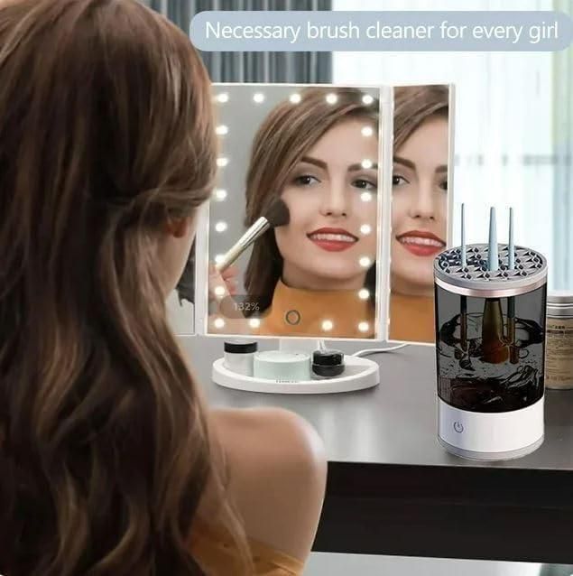 GlowSpin Pro โ Electric Makeup Brush Cleaner
