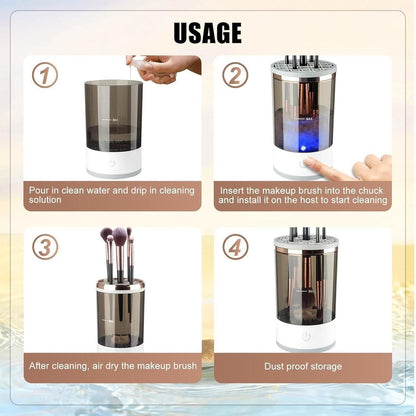 GlowSpin Pro – Electric Makeup Brush Cleaner