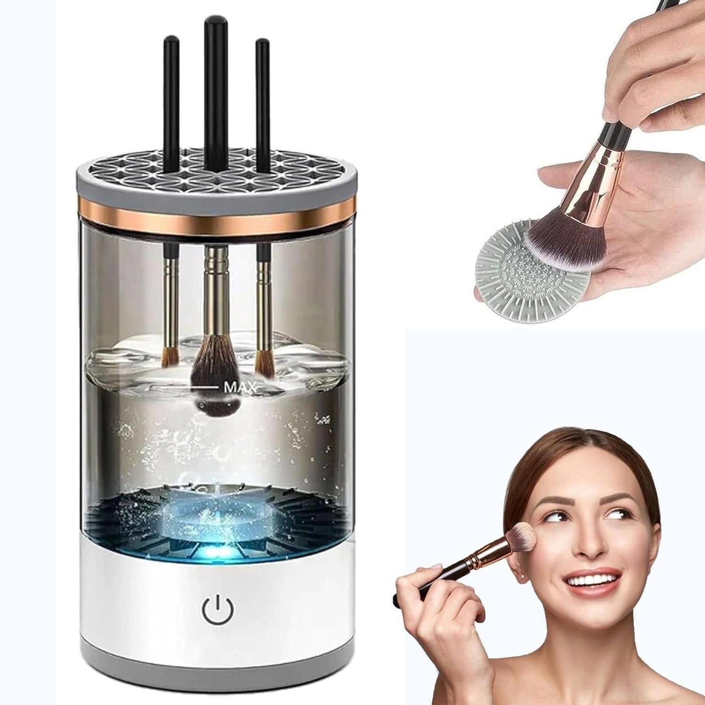 GlowSpin Pro – Electric Makeup Brush Cleaner